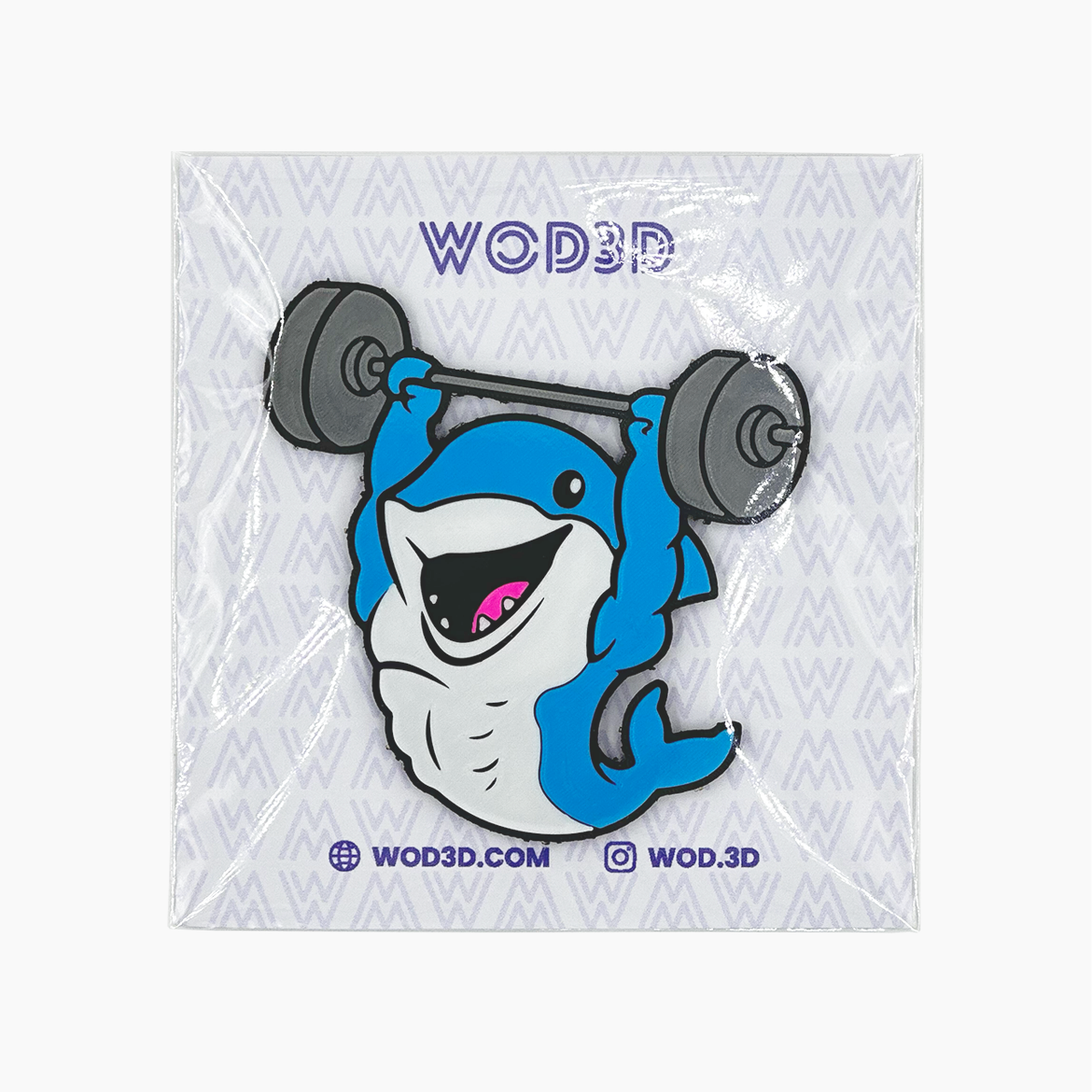 Parche Velcro Mochila Crossfit TIBURÓN POWERFIFTER WOD3D