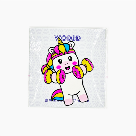 Parche Velcro Mochila Crossfit UNICORNIO DUMBBELL WOD3D