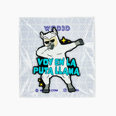 Parche Velcro Mochila Crossfit VOY EN LA PUTA LLAMA WOD3D