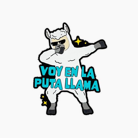 Parche Velcro Mochila Crossfit VOY EN LA PUTA LLAMA WOD3D