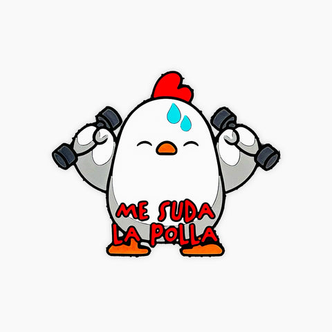 Parche con Velcro Mochila Crossfit ME SUDA LA POLLA WOD3D