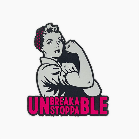 Parche con Velcro Mochila Crossfit UNSTOPPABLE WOMEN WOD3D