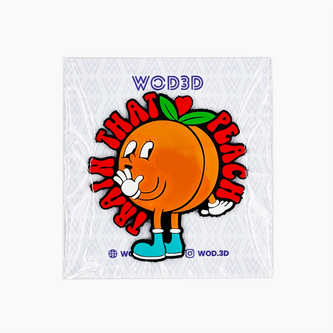 Parche con velcro TRAIN THAT PEACH