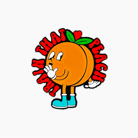 Parche con Velcro Mochila Crossfit TRAIN THAT PEACH WOD3D