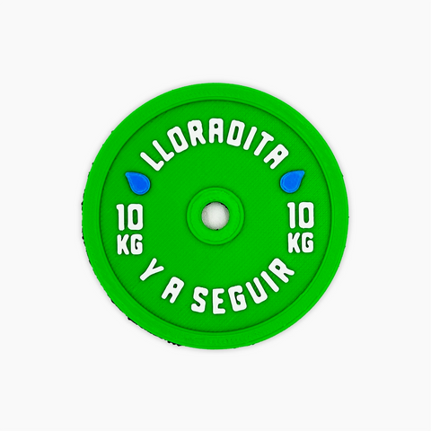 Parche de velcro LLORATIDA Y A SEGUIR 10KG WOD3D