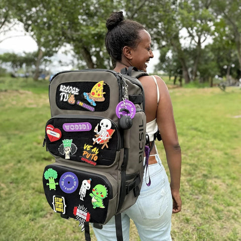 Parche con velcro LLORATIDA Y A SEGUIR 20KG MORADO WOD3D