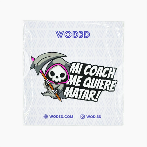 Parche de velcro MI COACH ME QUIERE MATAR WOD3D