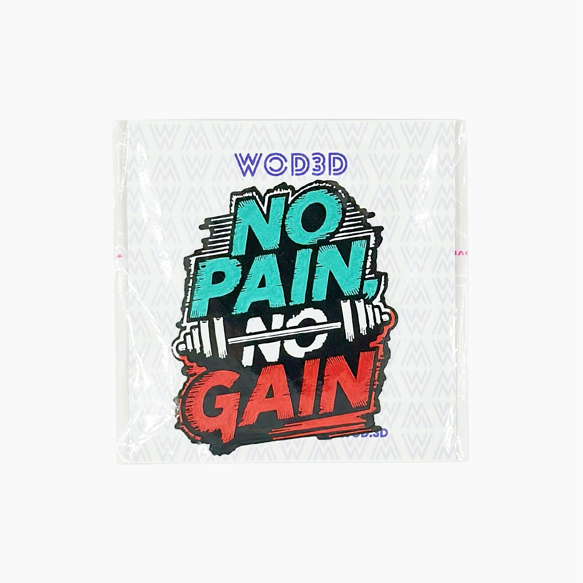 Parche de velcro NO PAIN NO GAIN 3 WOD3D