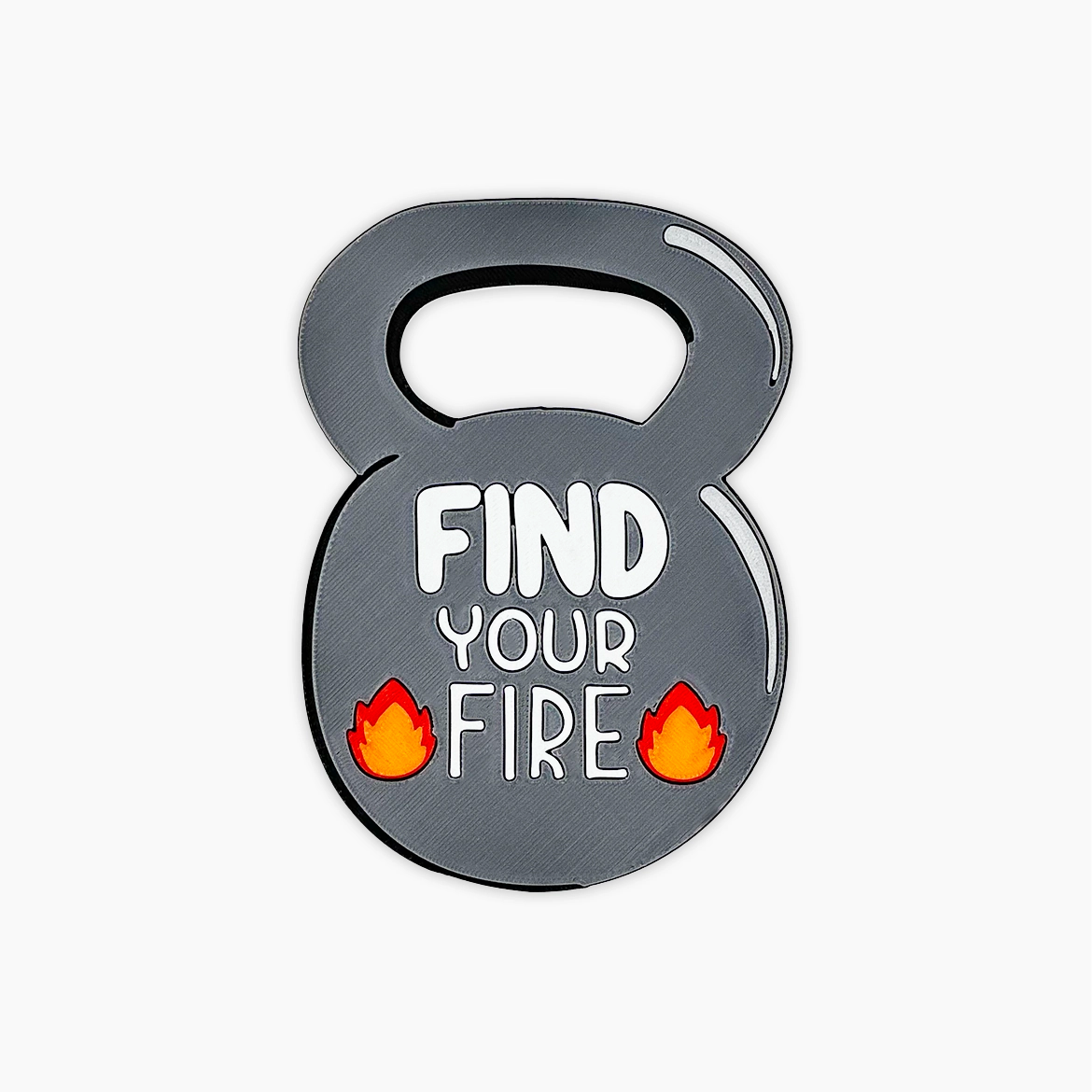 Parche de velcro mochila crossfit FIND YOUR FIRE WOD3D