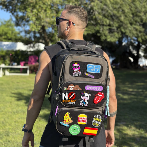 Parches de Velcro para Mochila de Crossfit WOD3D