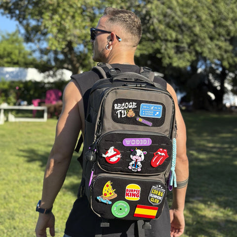 Parche Velcro Mochila Crossfit COWFIT WOD3D