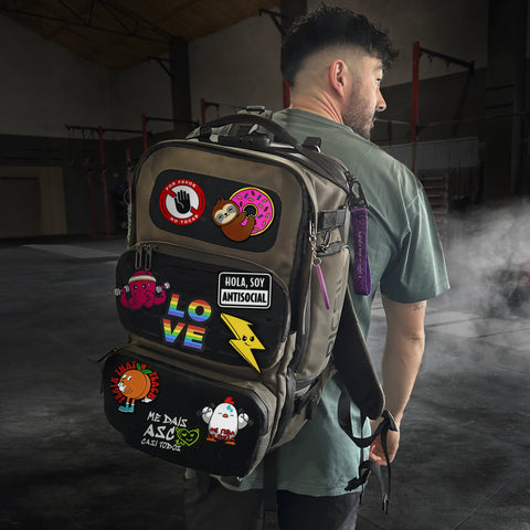 Parche Velcro Mochila Crossfit OCTOLIFTER WOD3D