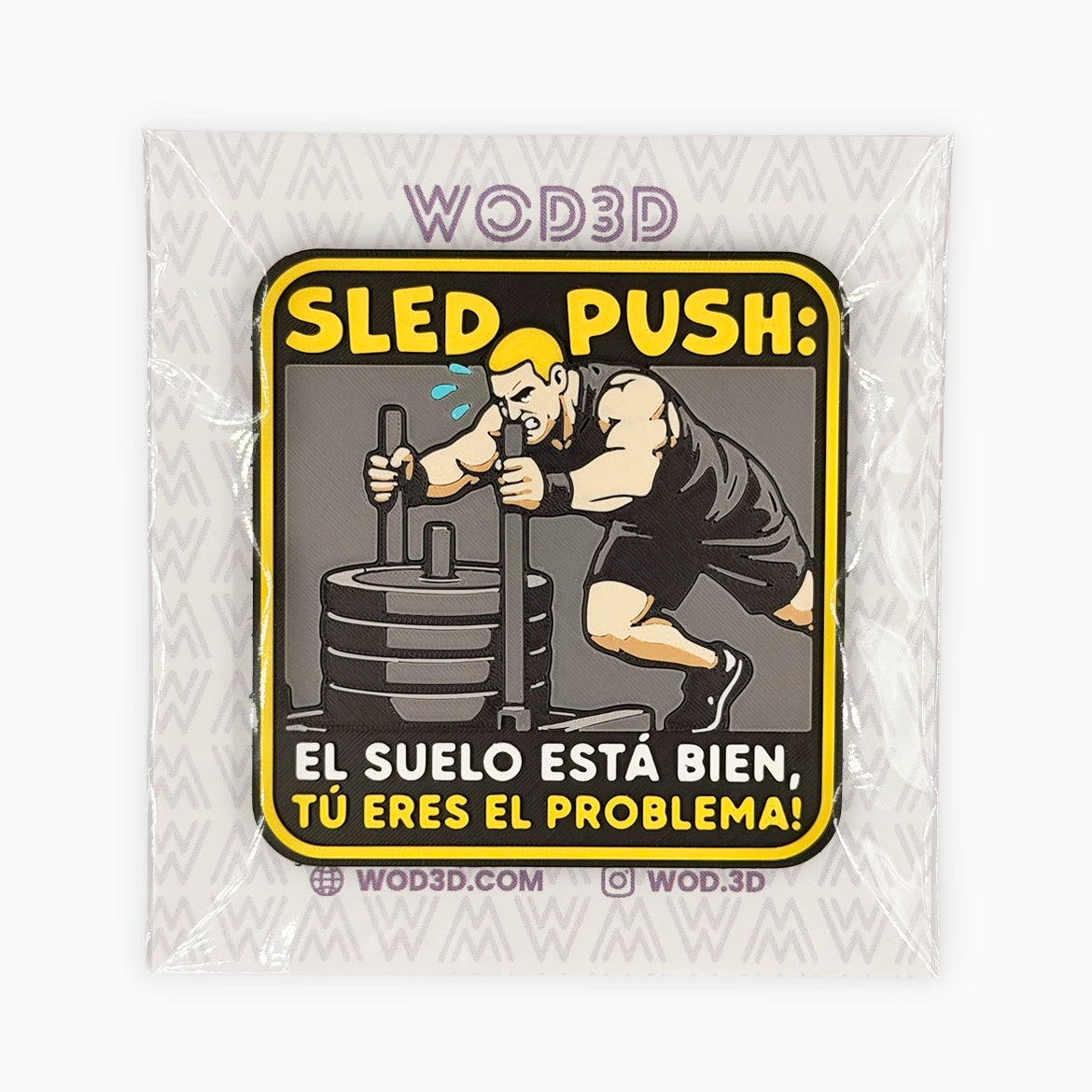 Parche con velcro SLED PUSH: EL PROBLEMA ERES TÚ - CHICO