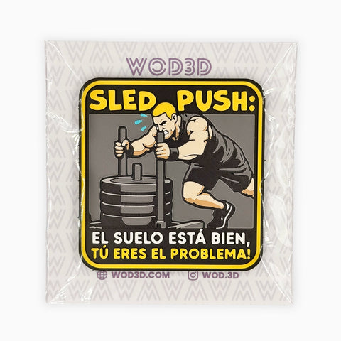 Parche con velcro SLED PUSH: EL PROBLEMA ERES TÚ - CHICO