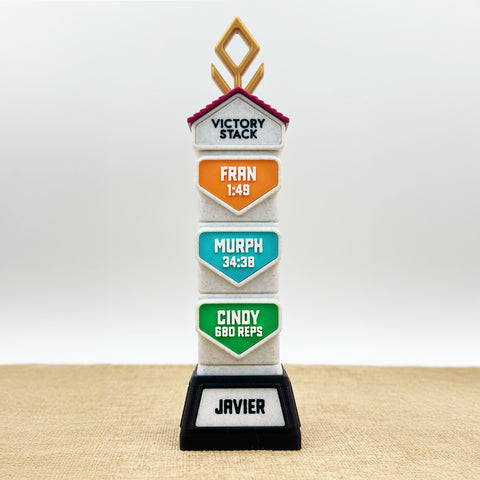 Victory Stack Tótem para recordar tus Logros Modular y Expandible WOD3D