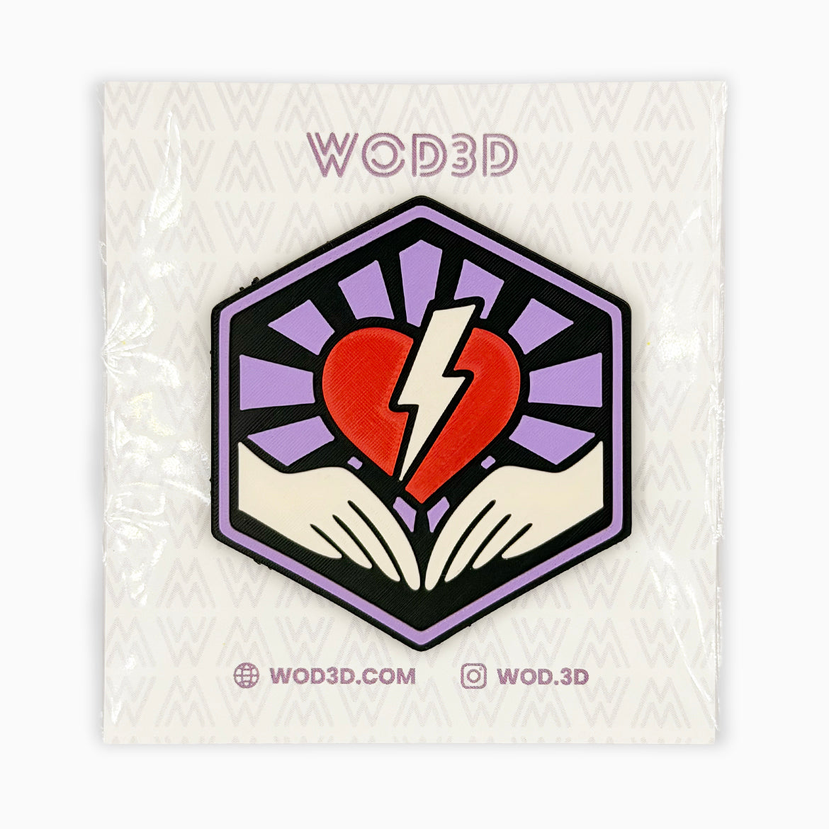 Parche con velcro CORAZÓN SALVAJE – Power Within