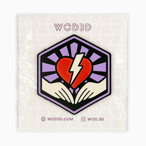 Parche con velcro CORAZÓN SALVAJE – Power Within