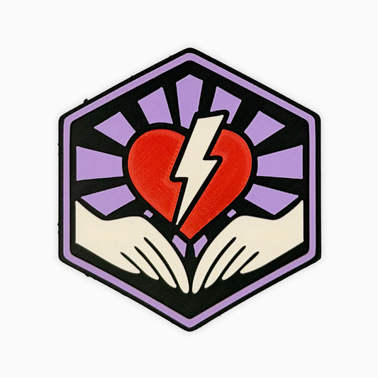 Parche con velcro CORAZÓN SALVAJE – Power Within