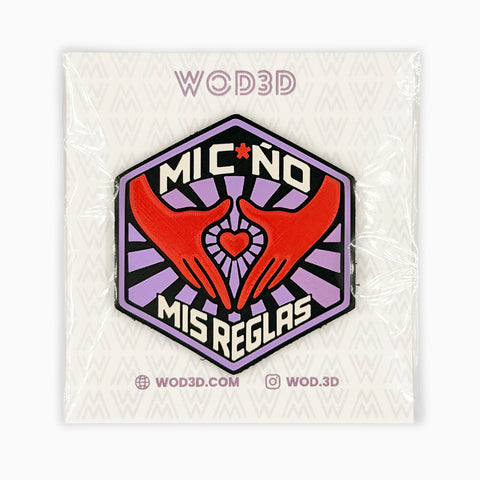 Parche con velcro MI C*ÑO, MIS REGLAS - Power y Fire Edition