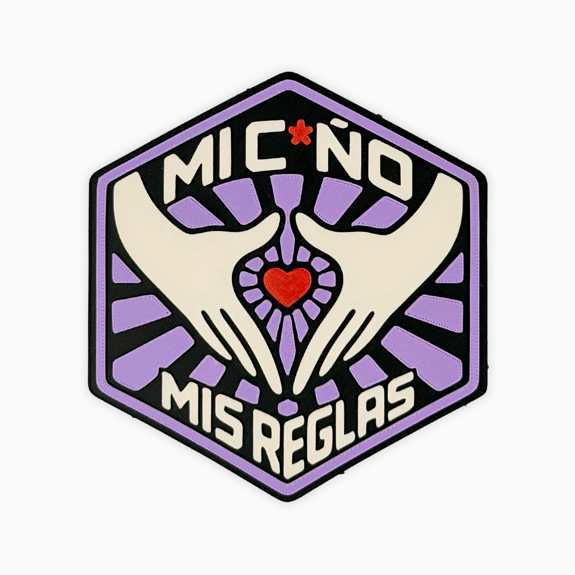 Parche con velcro MI C*ÑO, MIS REGLAS - Power y Fire Edition