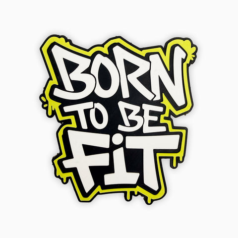 Parche Velcro Mochila Crossfit BORN TO BE FIT WOD3D