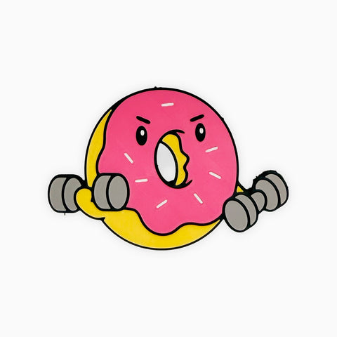 Parche con velcro DONUTS DUMBBELL