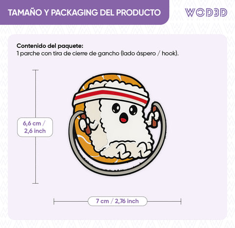 Parche con velcro DOUBLE UNDERS SUSHI