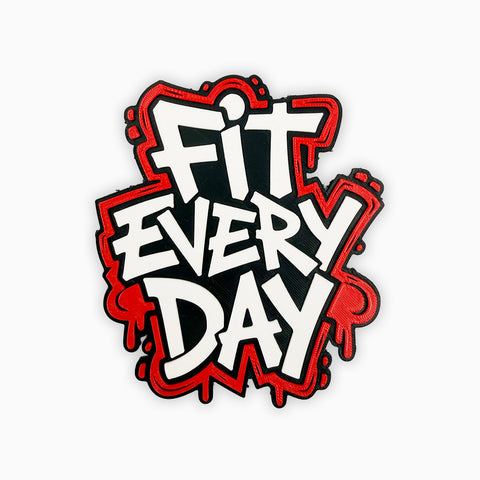 Parche Velcro Mochila Crossfit FIT EVERY DAY WOD3D