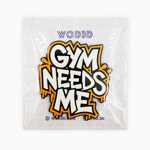Parche Velcro Mochila Crossfit GYM NEEDS ME WOD3D