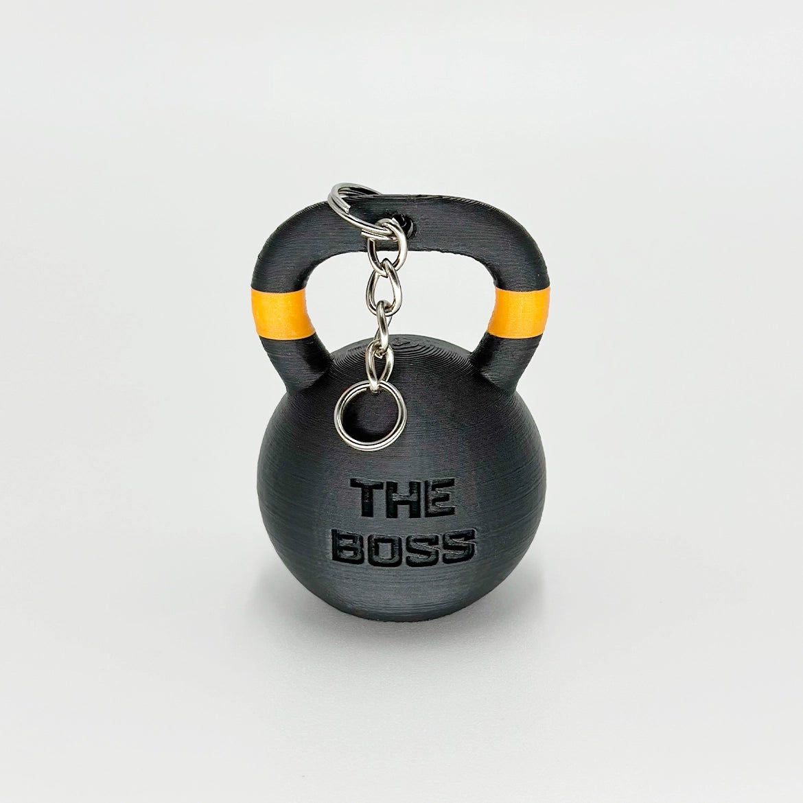 Llavero Kettelbell Dúo Personalizada, color, nombre y frase WOD3D