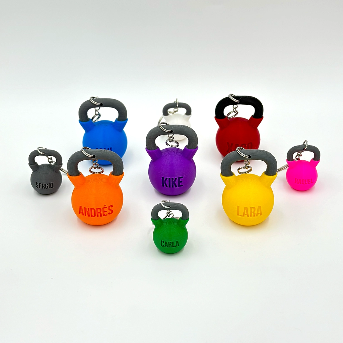 Llavero Kettlebell Personalizado - Accesorios Gym Personalizados