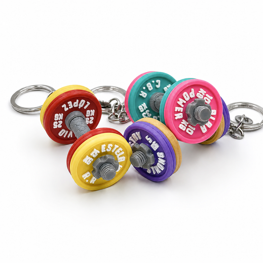 Llavero personalizado HALTEROFILIA