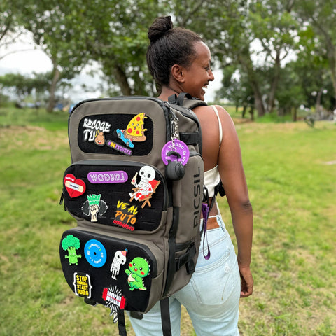 Llaveros y Parches de Velcro de Crossfit WOD3D