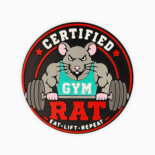 Parche con velcro GYM RAT