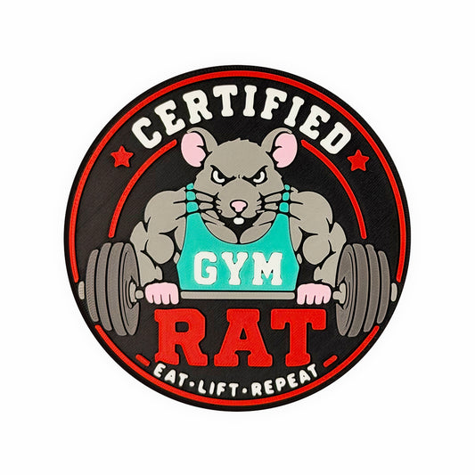 Parche con velcro GYM RAT