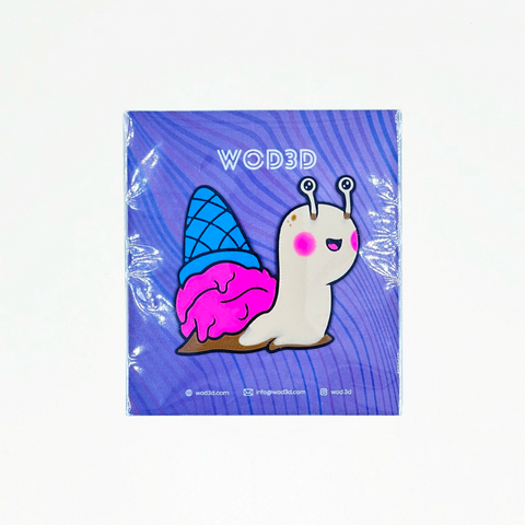 Parche con velcro CARACOL HELADO