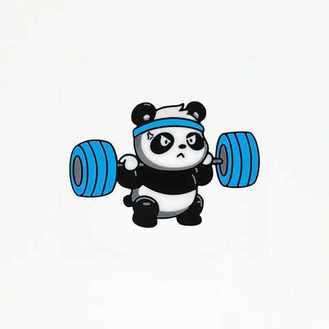 Parche Velcro Mochila Crossfit PANDA POWERFIFTER WOD3D