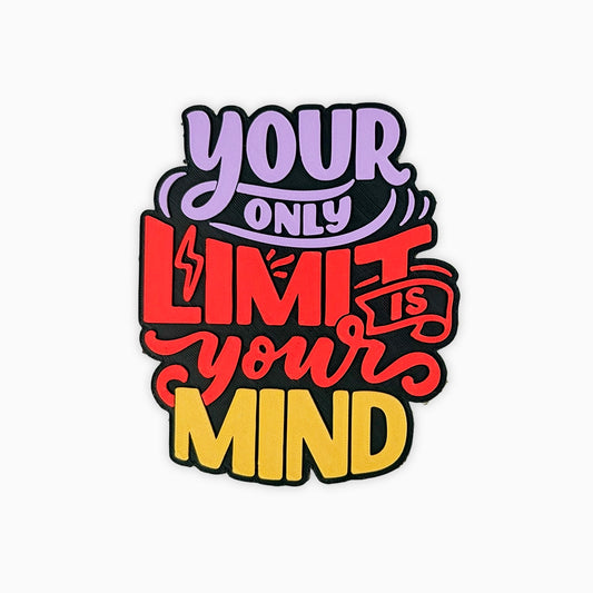 Parche con velcro YOUR ONLY LIMIT IS YOUR MIND