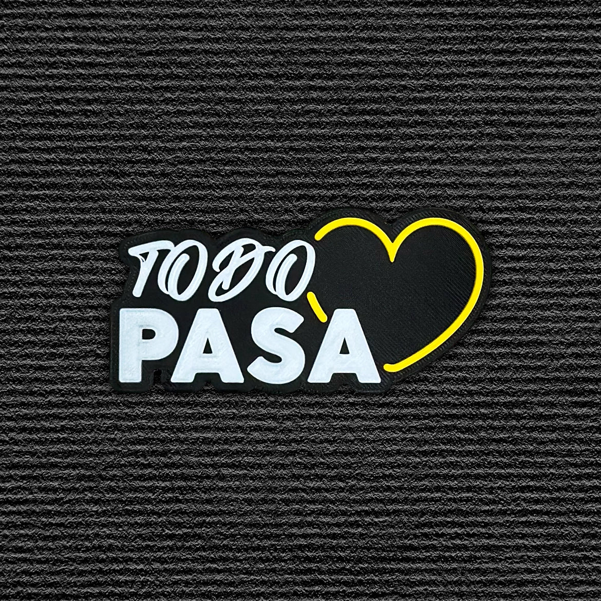 Parche Velcro Mochila Crossfit TODO PASA WOD3D