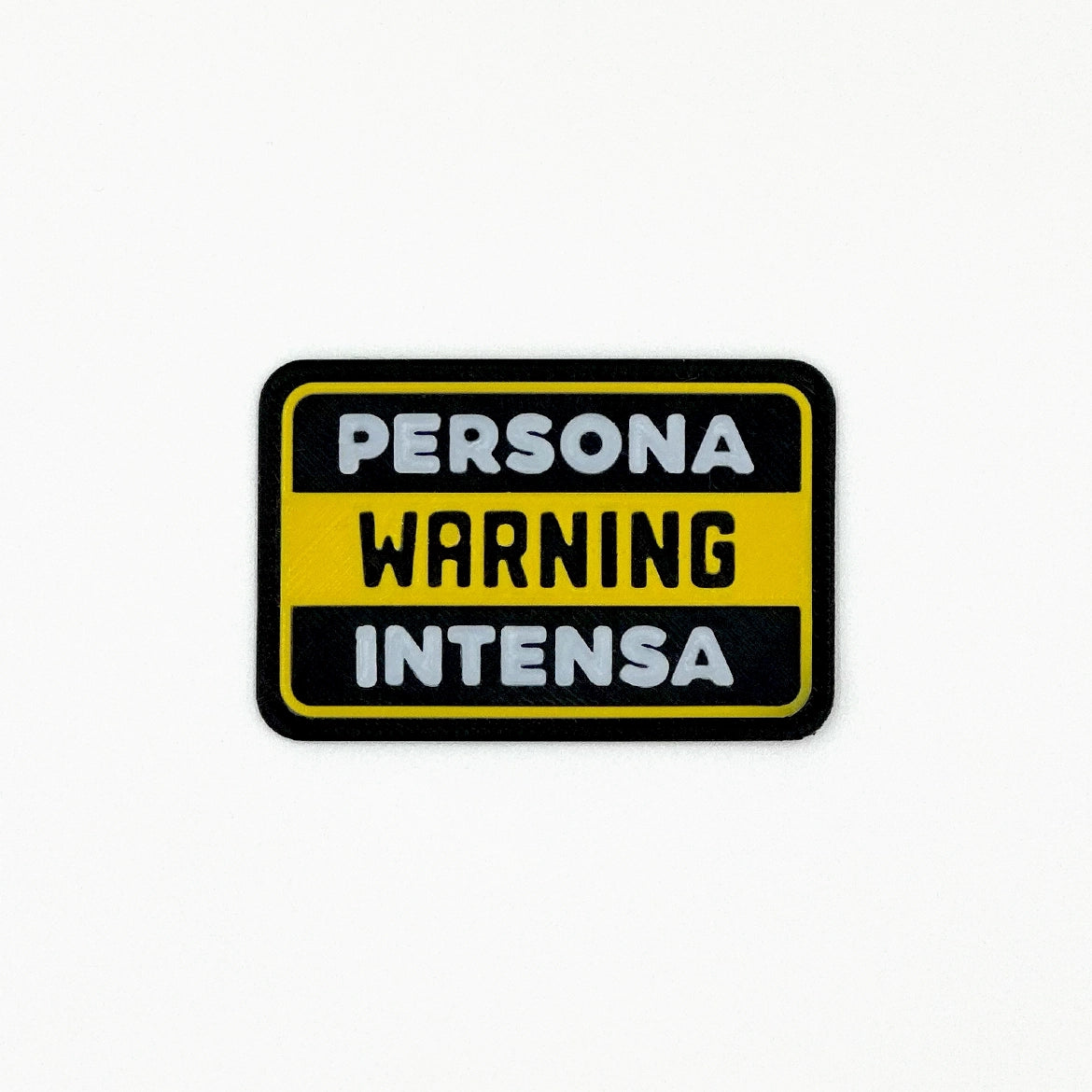 Parche Velcro Mochila Crossfit PERSONA WARNING INTENSA WOD3D
