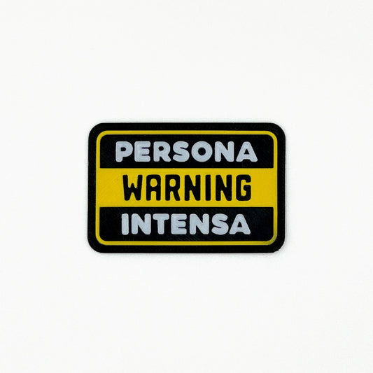 Parche Velcro Mochila Crossfit PERSONA WARNING INTENSA WOD3D