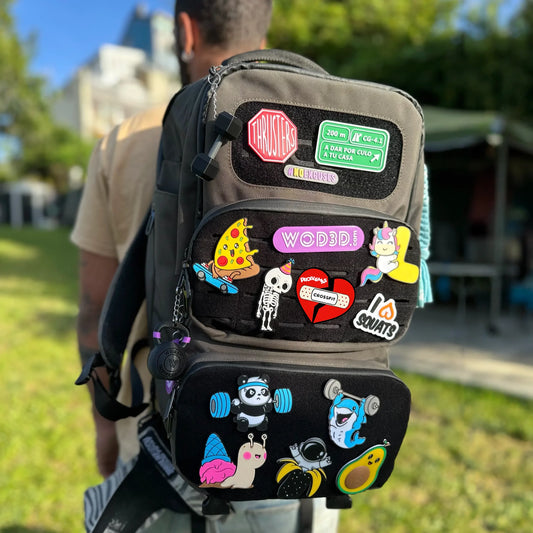 Parches con velcro mochila de CrossFit WOD3D