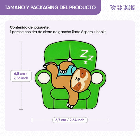 Parche con velcro POWER NAP MODE