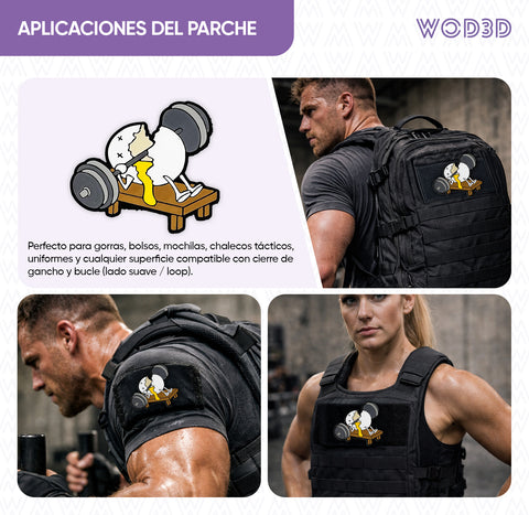 Parche con velcro ROMPEHUEVOS