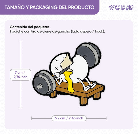 Parche con velcro ROMPEHUEVOS