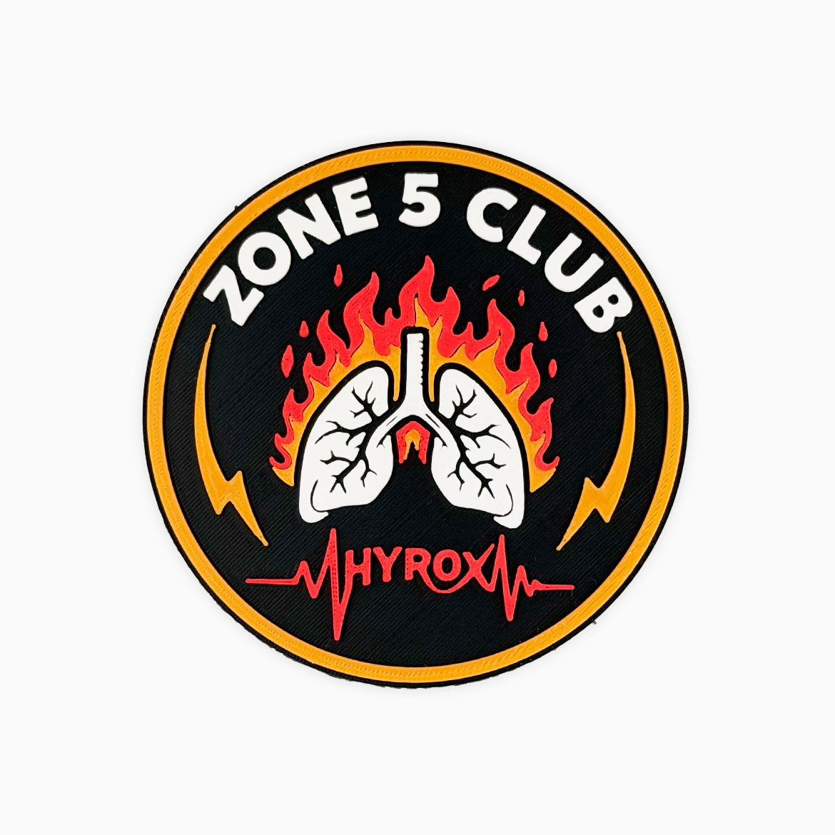 Parche con velcro ZONE 5 CLUB HYROX