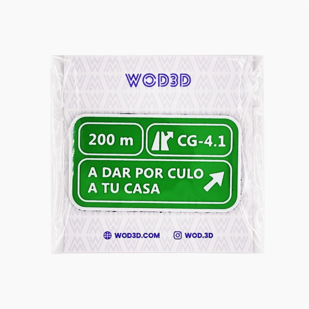 Parche Velcro Mochila Crossfit A DAR POR CULO A TU CASA WOD3D