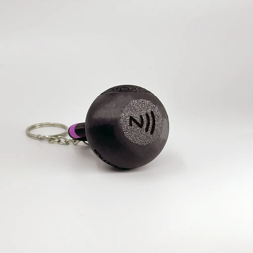 Llavero Kettelbell Dúo Personalizada, con NFC WOD3D