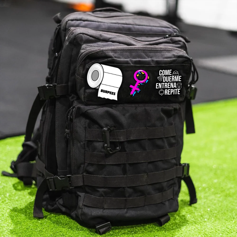 Parches de Velcro Mochila de Crossfit WOD3D