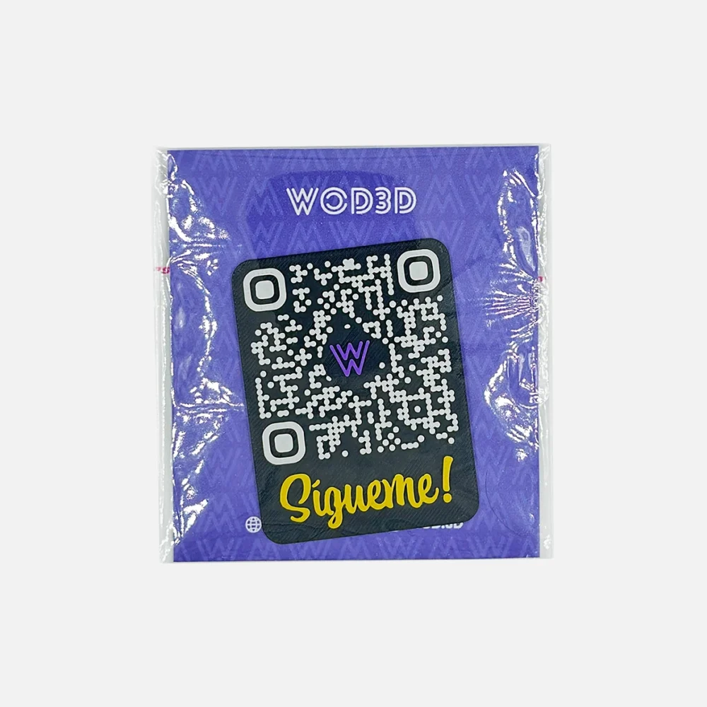 Parche de Velcro CrossFit QR Personalizado WOD3D